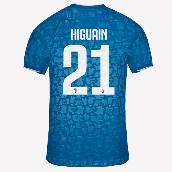Camiseta Juventus NO.21 Higuain 3ª Kit 2019 2020 Azul